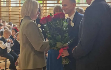 Gratulacje złożone Pani Dyrektor