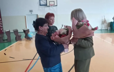 Podziękowane dla byłej pani Dyrektor