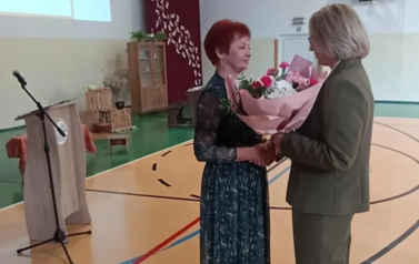 Podziękowane dla byłej pani Dyrektor