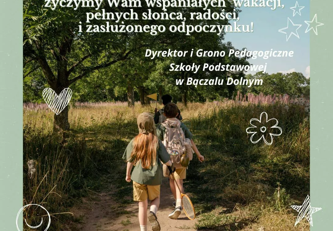 Zdjęcie do Życzymy wspaniałych Wakacji!